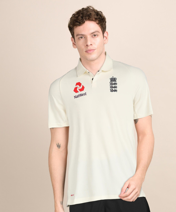 New Balance Polo T Shirt New Balance Embroidered Men Polo Neck
