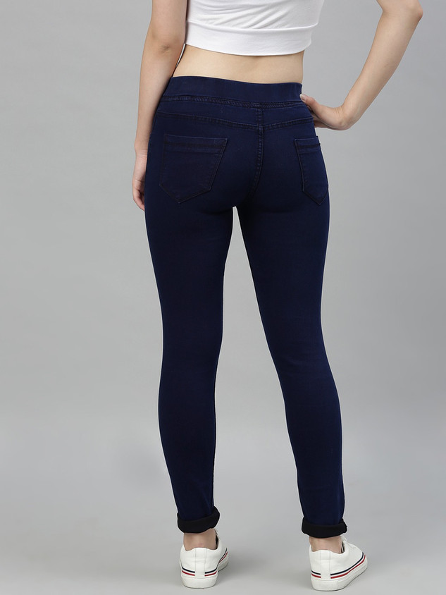 ADBUCKS Dark Blue Jegging Price in India Buy ADBUCKS Dark Blue