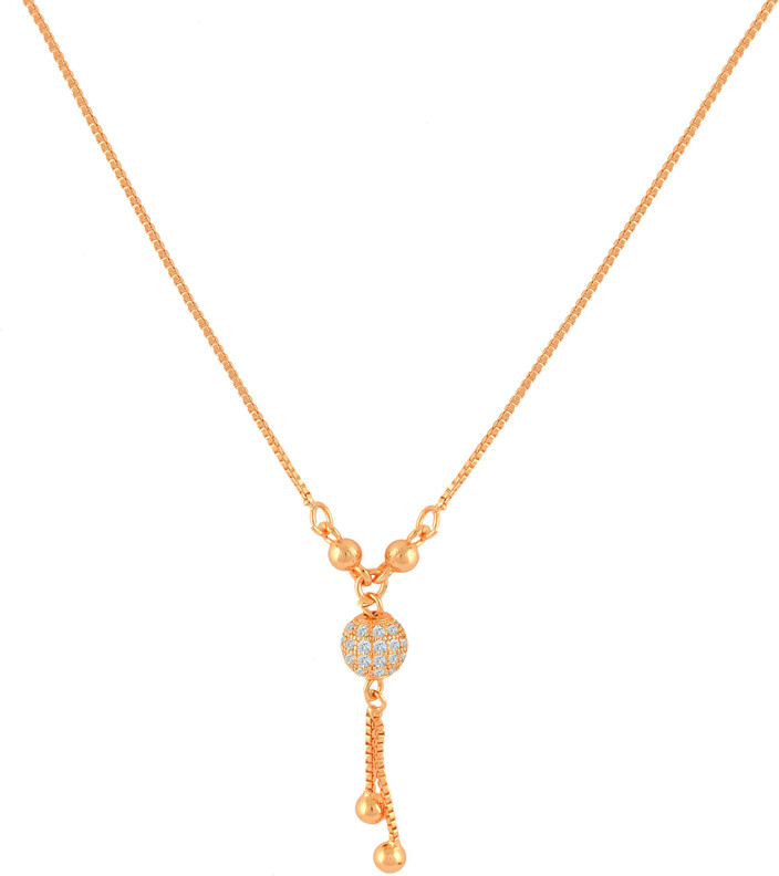 Fashion Frill Rose Gold Jewellery Women Chain Artificial Jewellery