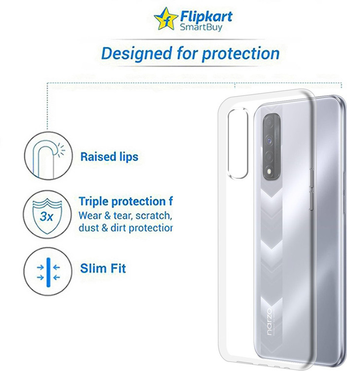 Flipkart Realme Xt Back Panel White Meephone Back Cover For Realme