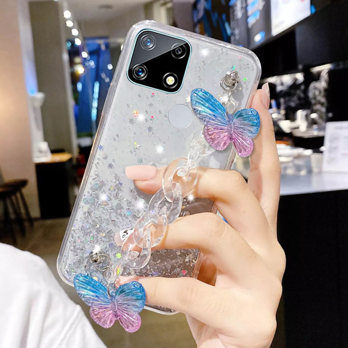 Glitter Phone Cover For Narzo 20 Glitter Flip Cover Narzo 20 Jual
