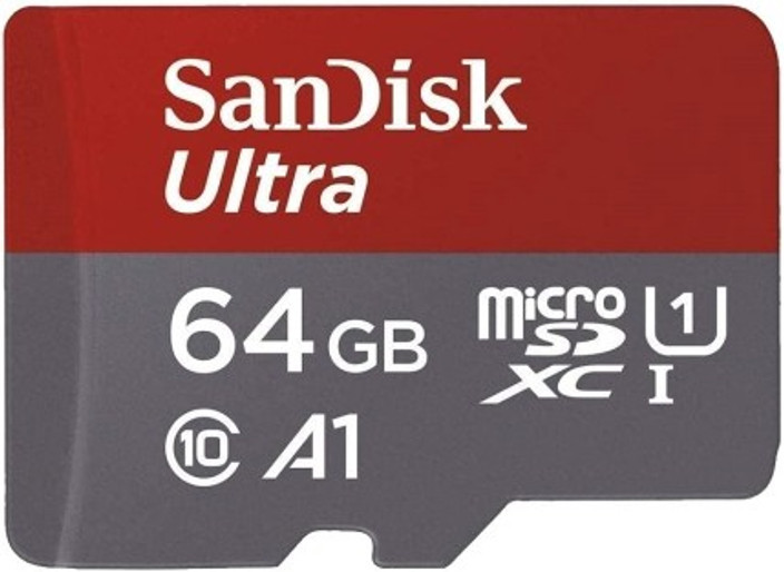 SanDisk MICROSDXC UHS-I 120MB/S, C10 ULTRA 64 GB MicroSDXC Class