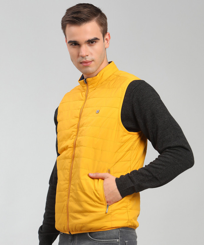 LOUIS PHILIPPE Sleeveless Solid Men Jacket