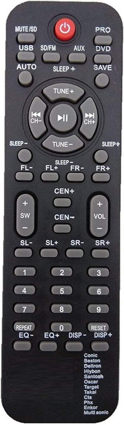 Ehop Unic Best Quality Home Theater RMT41 Enkor Remote Controller