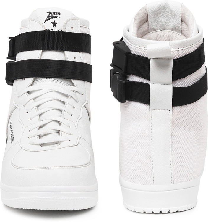 Zixer Men's PRO Style High Top Ankle AirForce Laser Sneakers