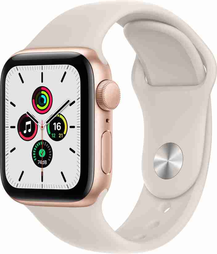 Apple Watch SE 40mm GPS- Gold Aluminium Case Starlight Sport