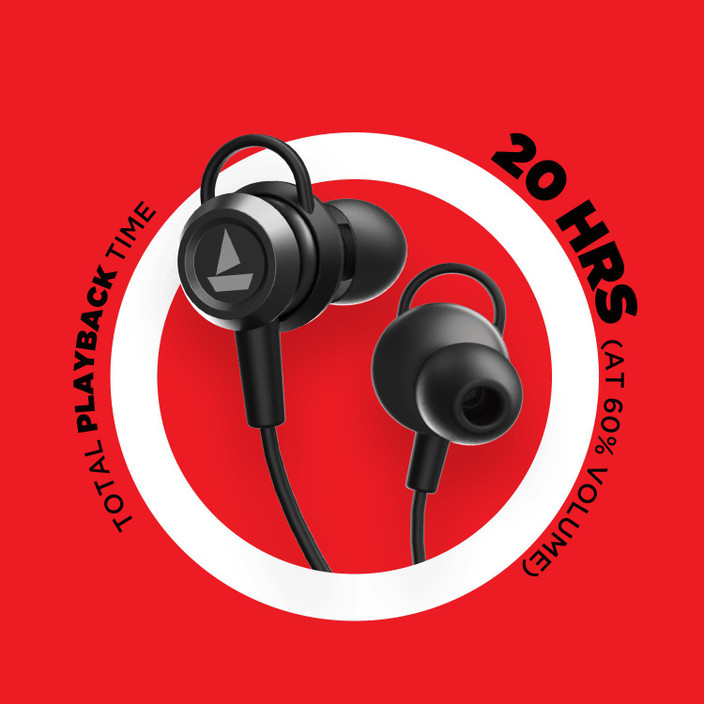 Noise Cancelling Boat Rockerz 355 Amazon Wireless Neckband Boat