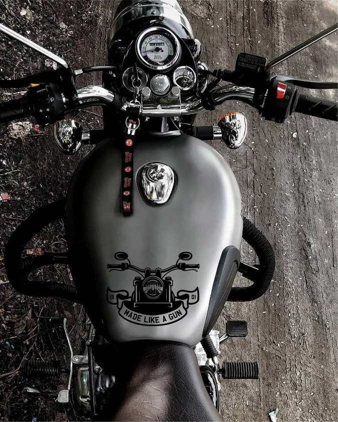 Royal Enfield Standard Tank Logo Enfield Standard 350 Bullet 350