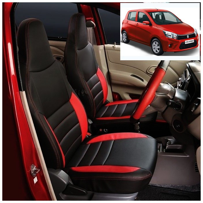 Maruti Suzuki Celerio Seat Covers In Red Car Accessories For