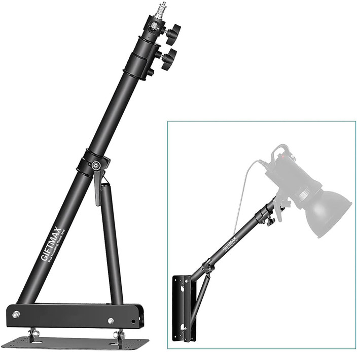 GiftMax Wall Mount Boom Arm for Photography Studio Video Strobe