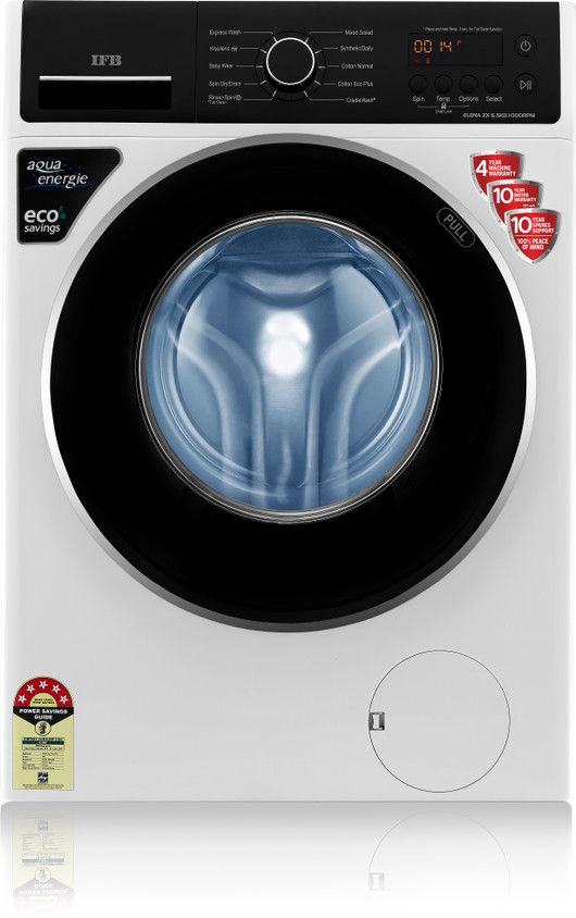 IFB 6.5 kg 5 Star 3D Wash Technology, Gentle Wash, In-built