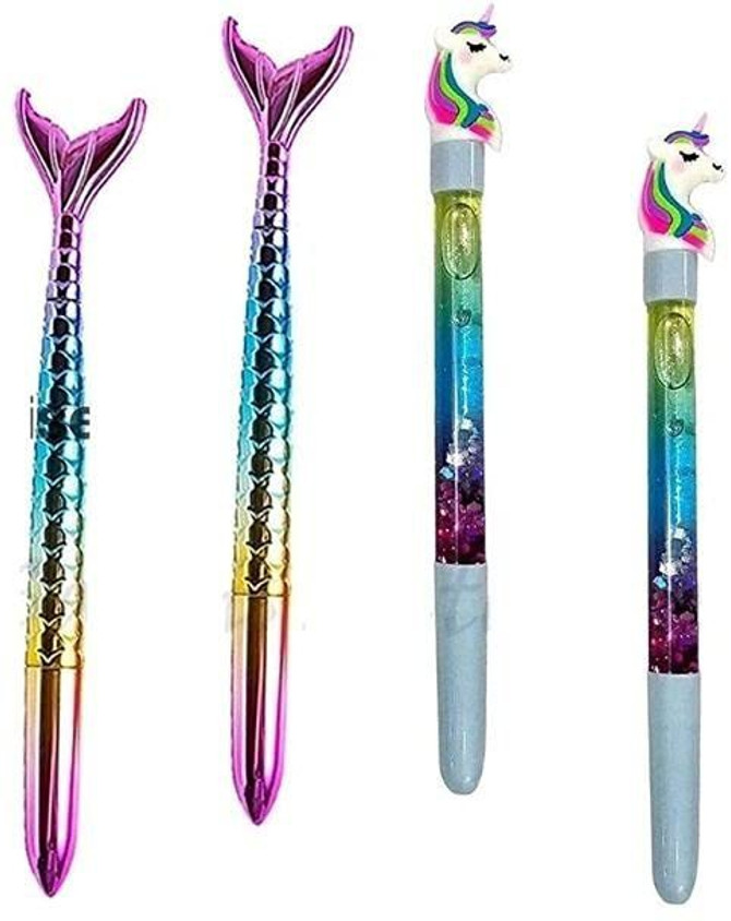 Unicorn Glitter Gel Pen Unicorn Led Pen Unicorn BTS Glitter Gel Pen - Main Image