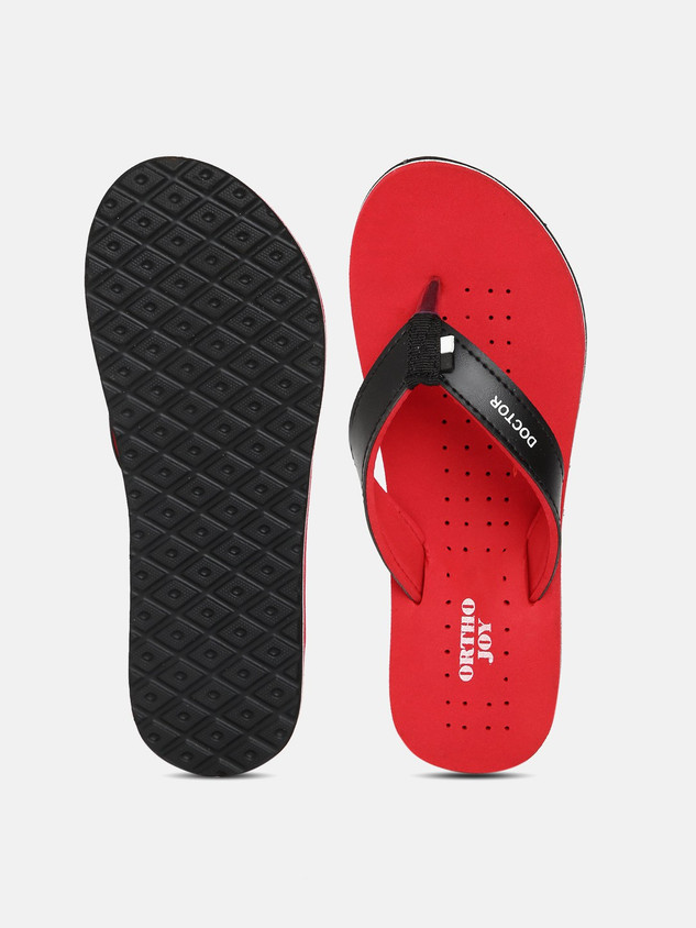 Ortho Joy Most Comfy Slippers Womens ORTHO JOY Women Extra Soft Women's Orthopaedic Comfort Fit Slippers For  Women's Daily Use RED 05 Flip Flops