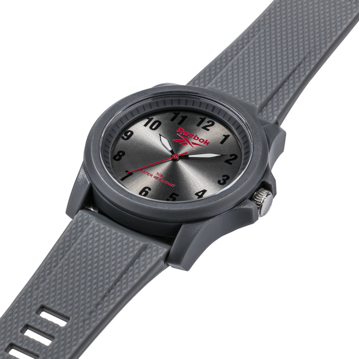 Stainless Steel Reebok Men's Leather Strap Watch Reebok