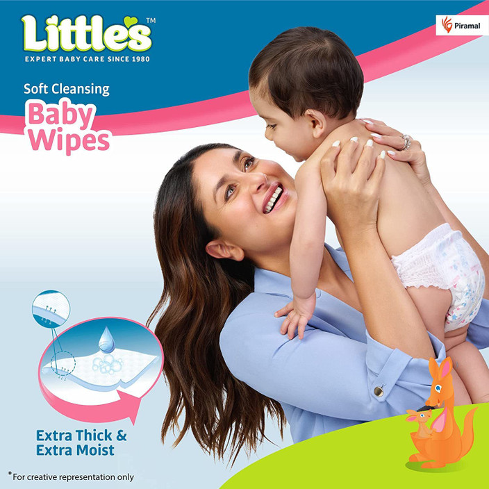 Little's Soft Cleansing Baby Wipes with Aloe Vera, Jojoba Oil and Vitamin E