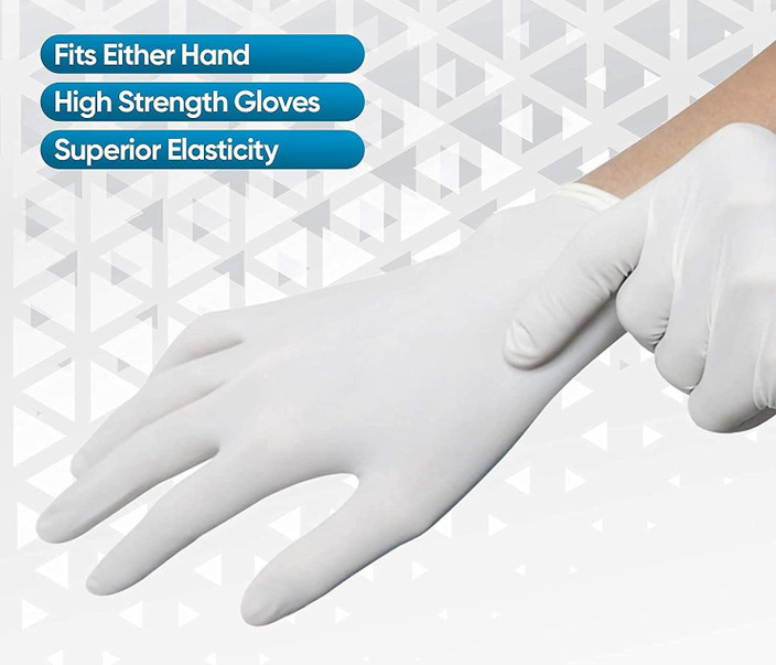 Hand Gloves Disposable Gloves Sale DM India Safe Touch Latex