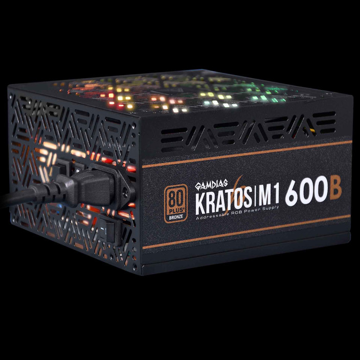 新品未使用・KRATOS M1-600B 600W 電源 Amazon.com: GAMDIAS 600W Bronze PSU, RGB Gaming PC Power