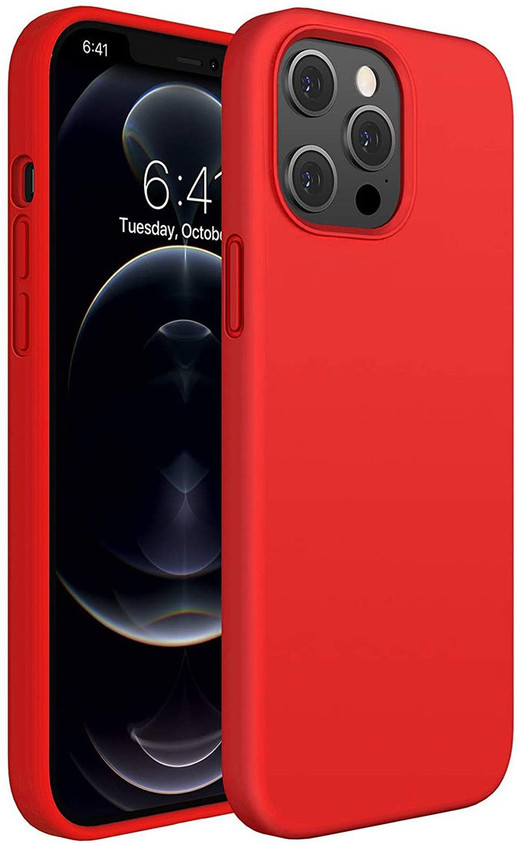 Iphone 12 Pro Red Phone Covers Iphone 12 Pro Max Red Silicone Case