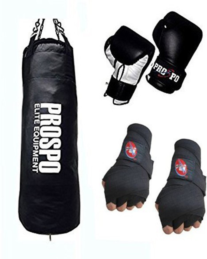 PROSPO Boxing Set For Men (36 Punching Bag, Handwrap And Boxing Gloves)  (Heavy Bag) Boxing Kit