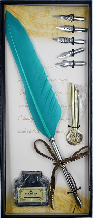 Quill Pen Calligraphy Pen Set Flipkart Levin Quill In Duck Dip