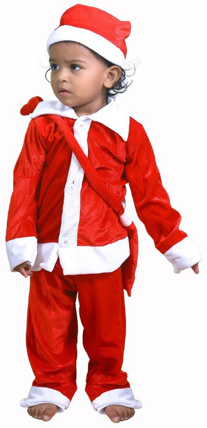 fancydress Santa Claus Kids Costume Wear