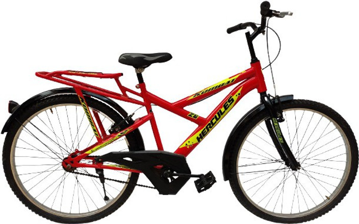 HERCULES Kombat 26T Single Speed Carrier Cycle Red 26 T (inch