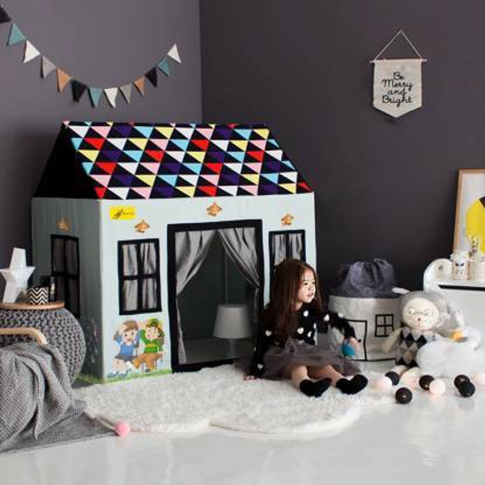 Playhouse Tent Kids Outdoor Tent Cozy Cottage Play Tent- Melissa