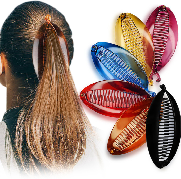 Clip Claire's Banana Clips For Thin Hair Pcs Banana Hair Clip