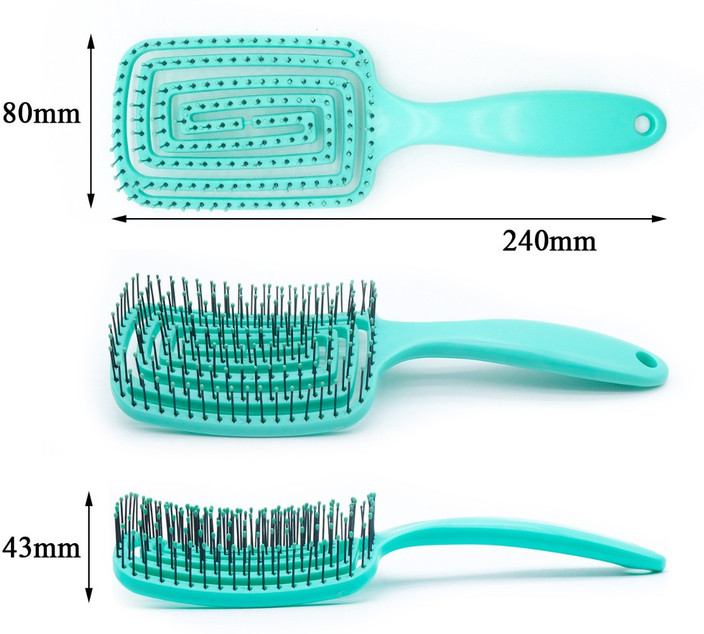 paddle brush tangle comb curly hair