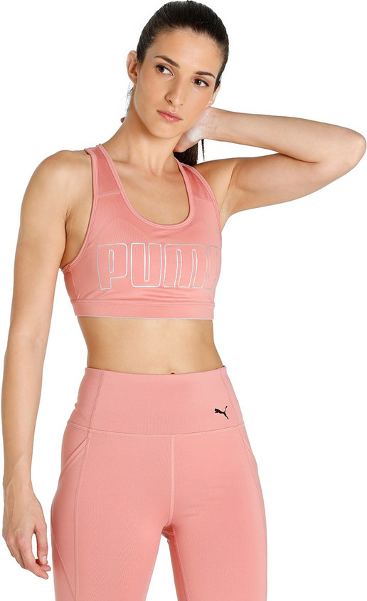 PUMA Mid 4Keeps Graphic PM Women Sports Lightly Padded Bra Buy