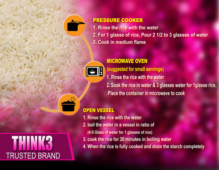 riceページ THINK3 RNR 15048 Diabetic Friendly / Low GI Sona Masoori