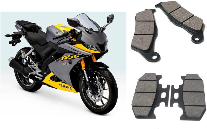 Yamaha R15 Brake Pad SELVIKE COMBO FRONT REAR DISC