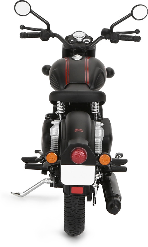 Stealth Black Royal Enfield Bs6 Sound Bullet Bike Stealth Black