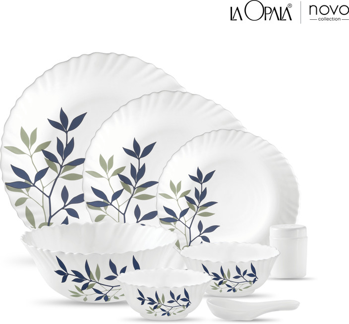 Opal Glass Novo Collection Dinner Set LAOPALA By La Opala Pack