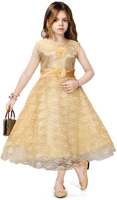 Angels girls Indi Baby Girls Calf Length Festive/Wedding Dress