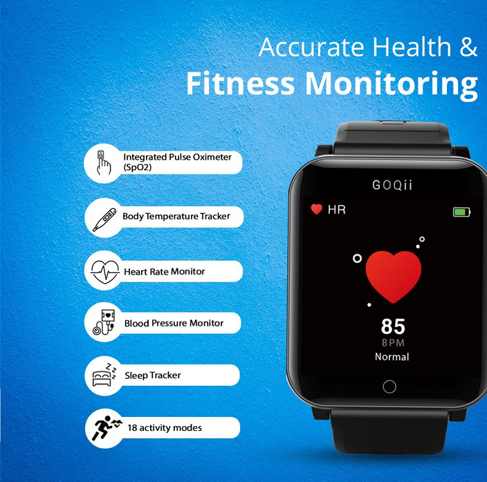 Fitness Tracker Goqii Pulse Health Fitness GOQii Smart Vital