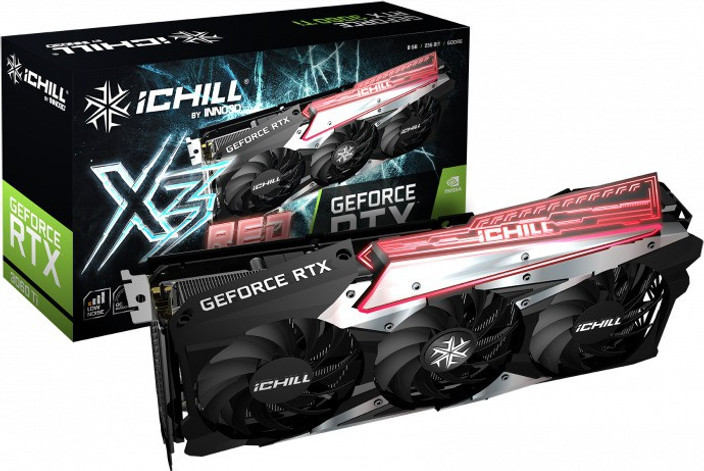 Inno3D GEFORCE RTX 3060 Ti iChill X3 RED LHR GDDR6 8 GB