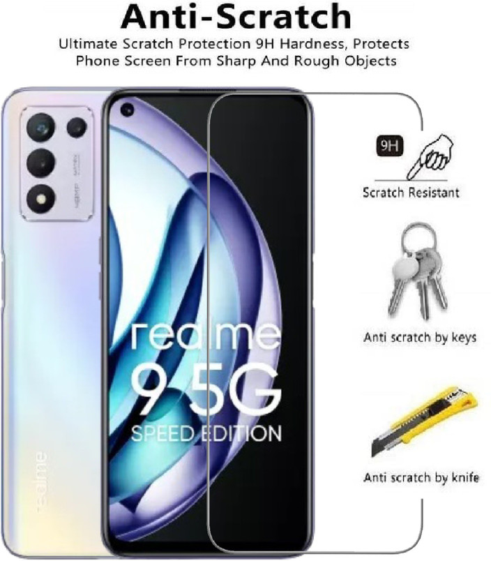 DSCASE Tempered Glass Guard for realme 5G SE, Realme 5G