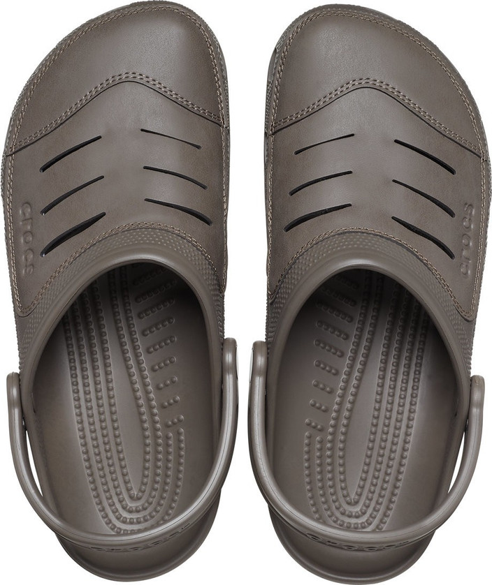 Leather Crocs Men's Bogota Slide Crocs Men's Bogota Slide