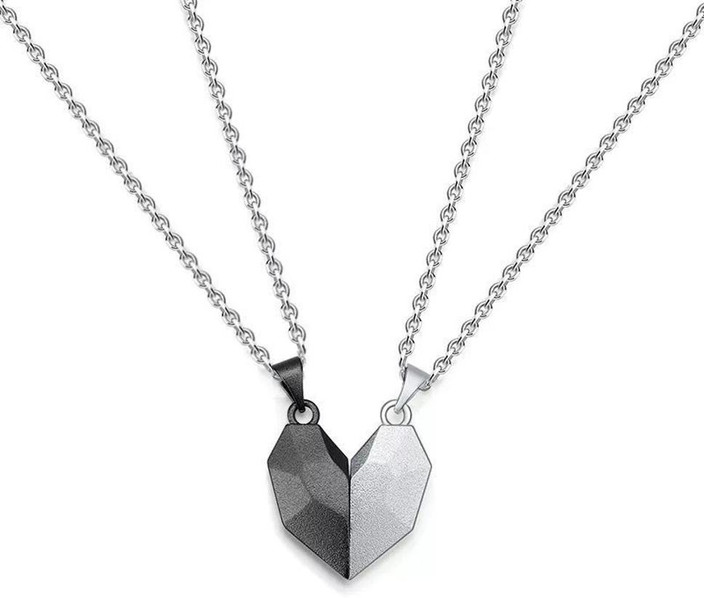 Magnetic Couple Locket Necklace Vien Magnetic Couple Necklace