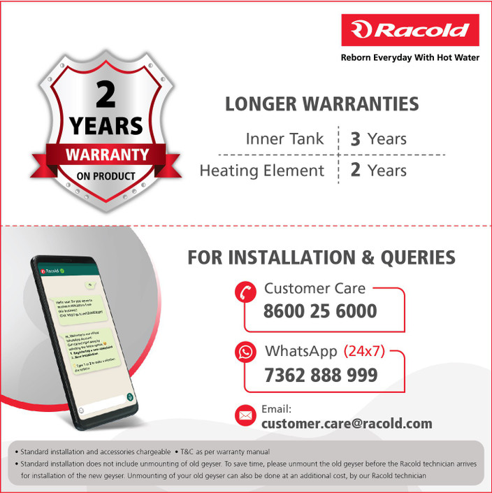 Racold Customer Care Racold Near Me Racold Omnis RS 25 RS 2KW, 25