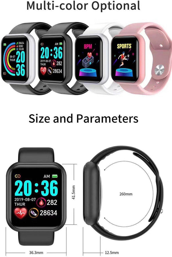 IMMUTABLE RRT- Y68 SMART WATCH R15 Smartwatch