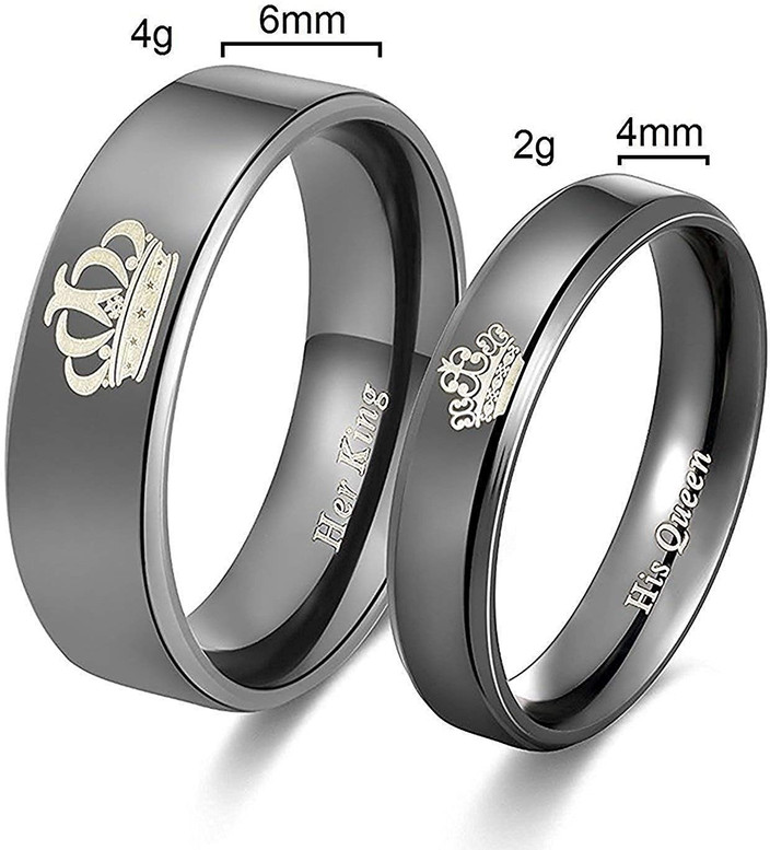 Silver Ring Design Stainless Steel Rings For Couples Univocean
