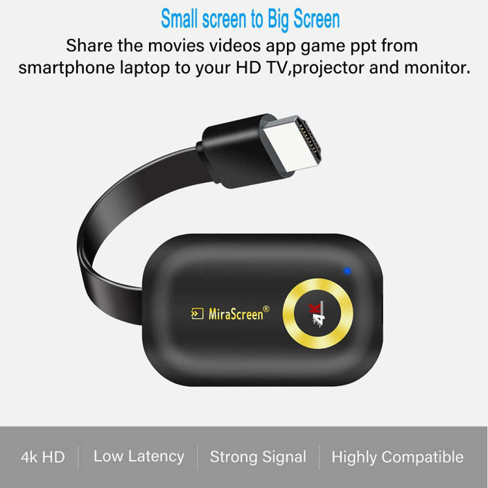 PER MIRASCREEN G4 Ricevitore Display WiFi Dongle TV Miracast DLNA - copertina