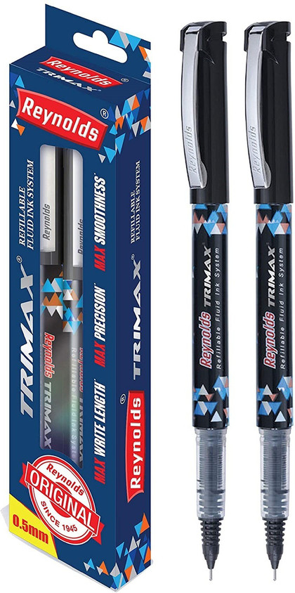 Gel Reynolds Trimax Gold Black Pen Trimax Gel Pen Refill What Is