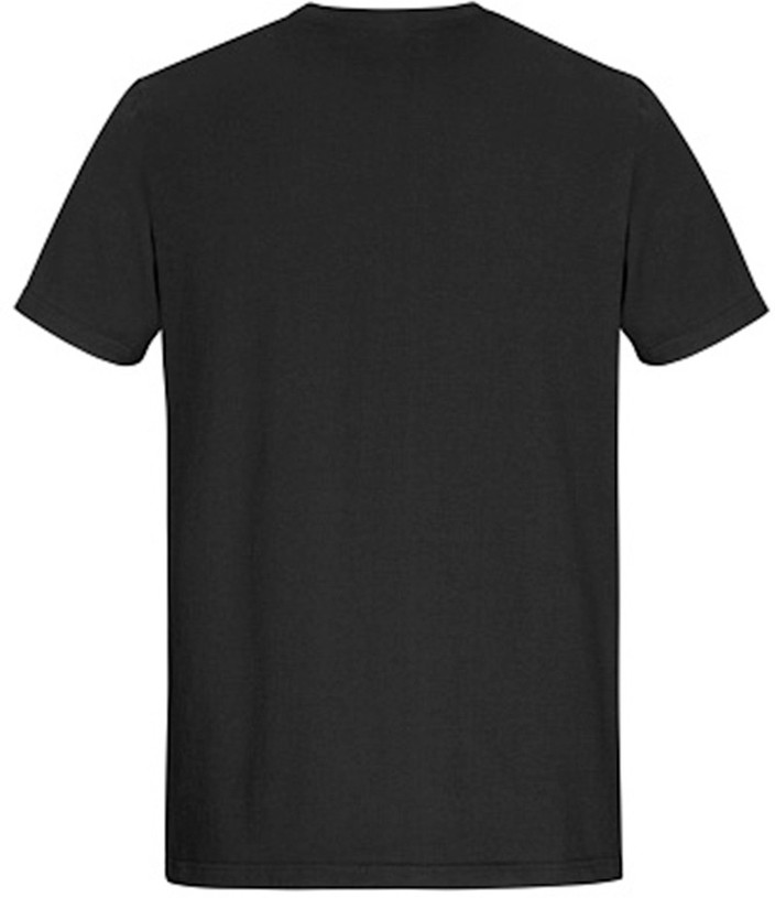 FastB Printed Men Round Neck Black T-Shirt - Technical View
