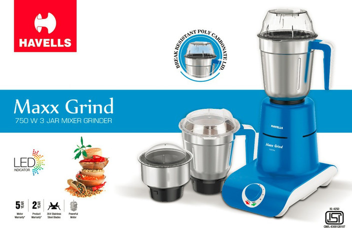HAVELLS xx 750 W Mixer Grinder