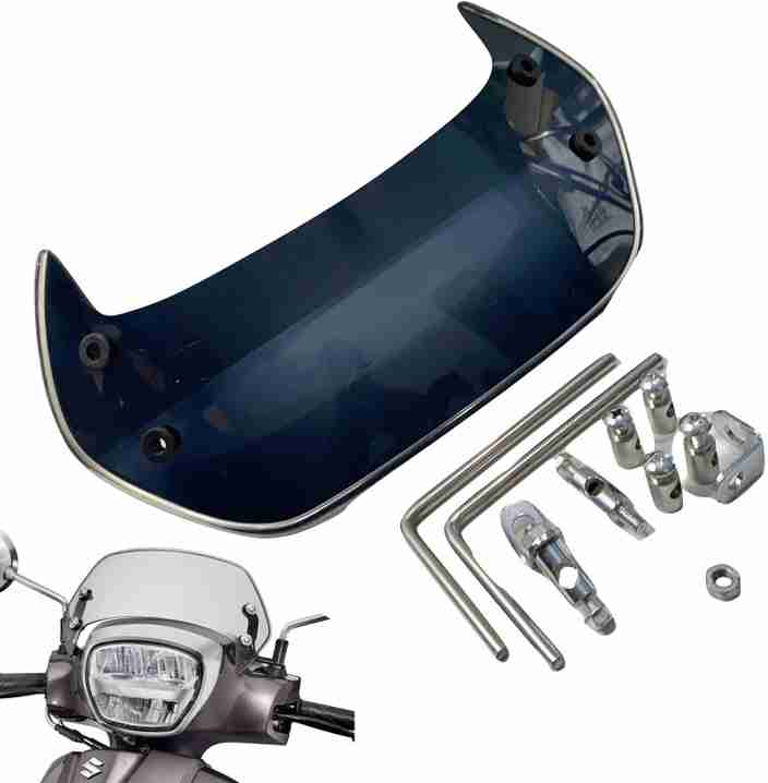 Fiber Glass Jupiter Classic Front Glass Price Dhe Best Bike Visor