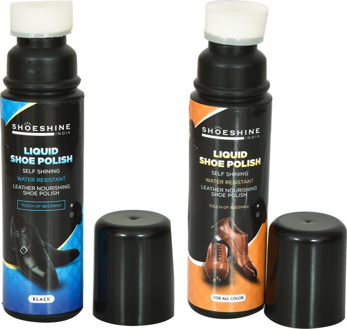 SHOESHINE Black, Neutral Lequid shoe Polish Neutral Shiner with