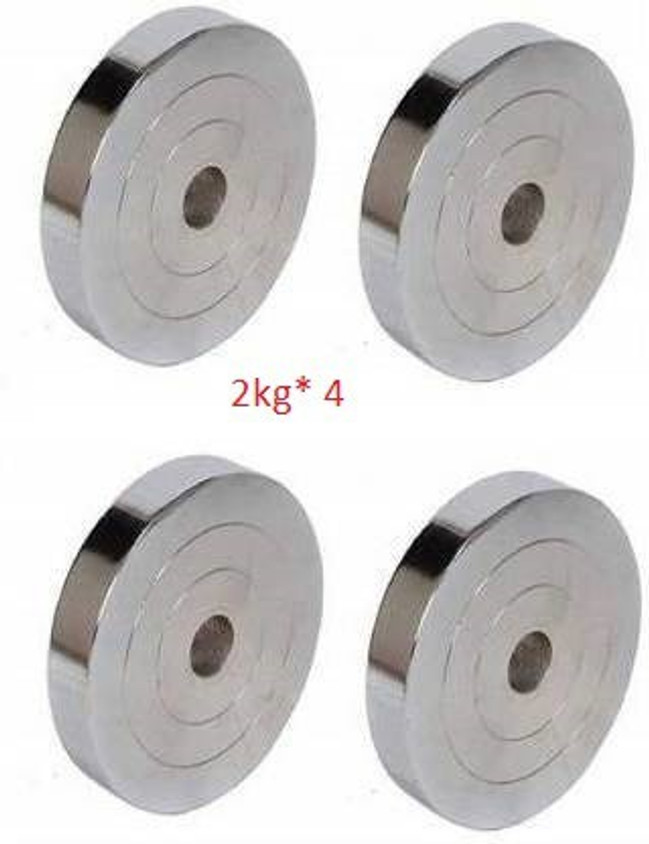 Fitness Kart kg Olympic (2 KG 4) Steel Dumbbells Plates Home